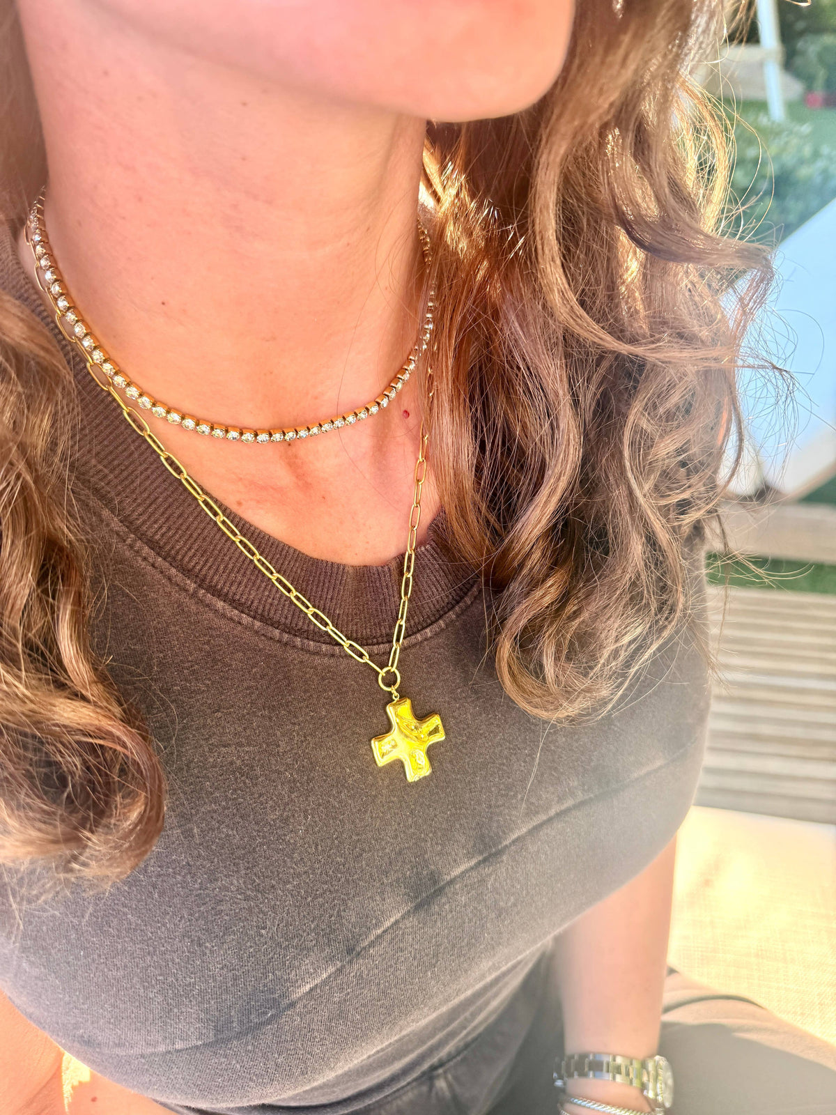 Tennis necklace