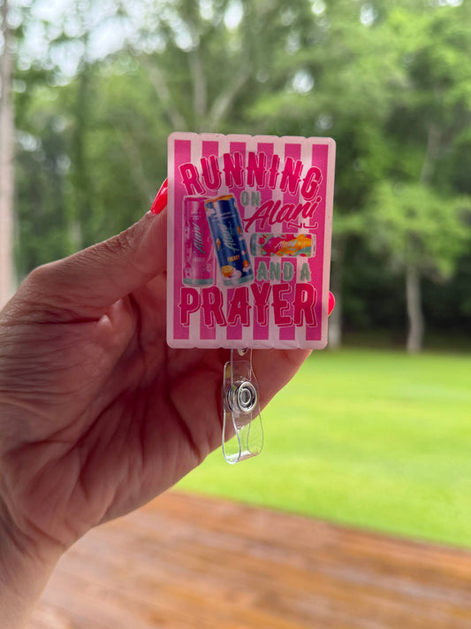 Alani Prayer Badge Reel – Pink Energy Drink ID Clip