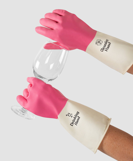 Reusable Cleaning Gloves - Pink