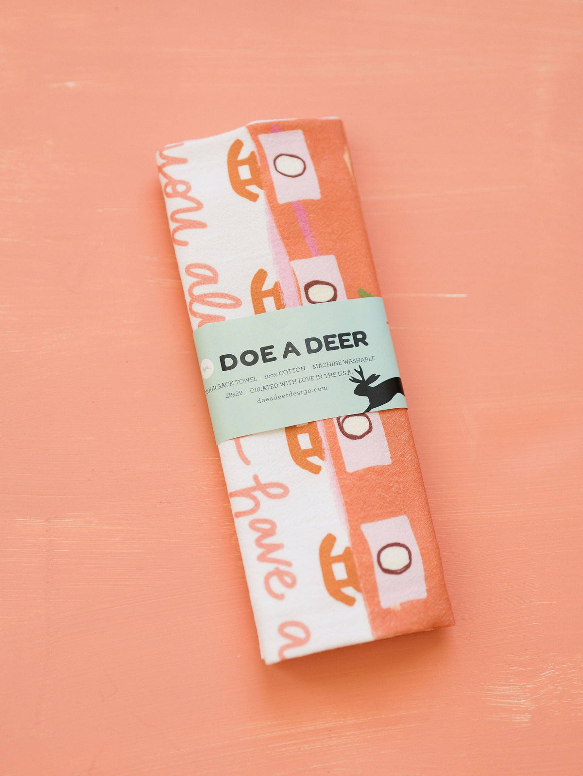 A Seat At His Table Flour Sack Towel | Fall Tea Towel