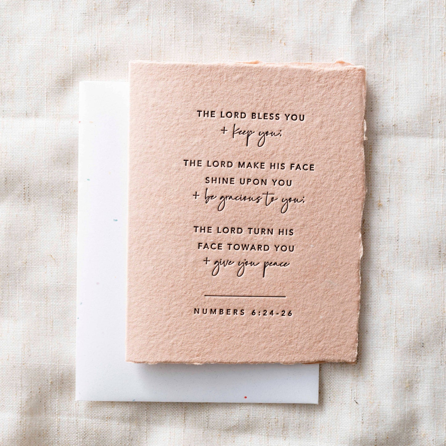 Lord Bless You & Keep You | Prayer Religious Greeting Card