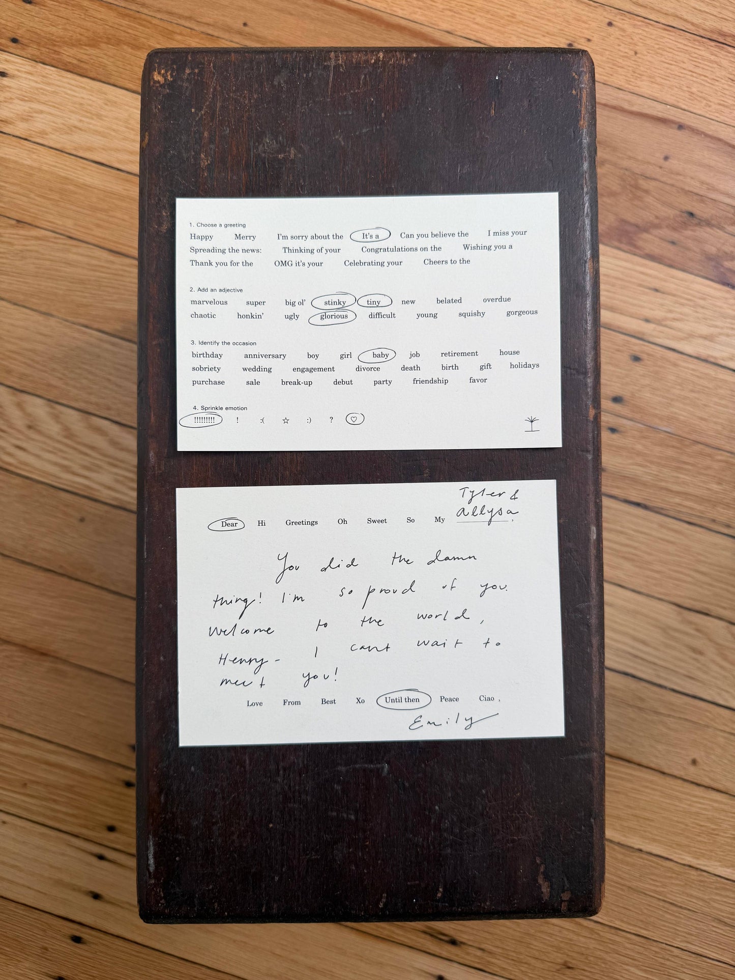 The Everything Card: stationery for every occasion