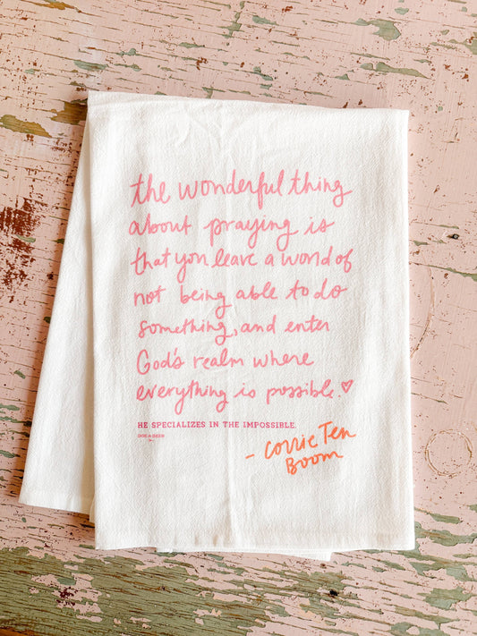 The Wonderful Thing Flour Sack Towel