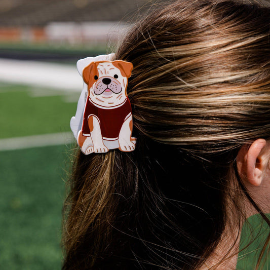 Starkville Football Game Day Claw Hair Clip