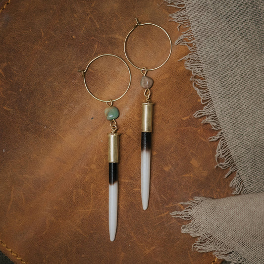 Yellowstone Beth Dutton Quill Earrings | Hoop