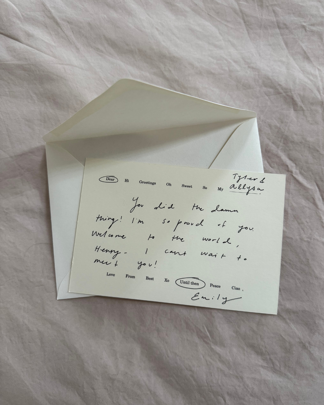 The Everything Card: stationery for every occasion