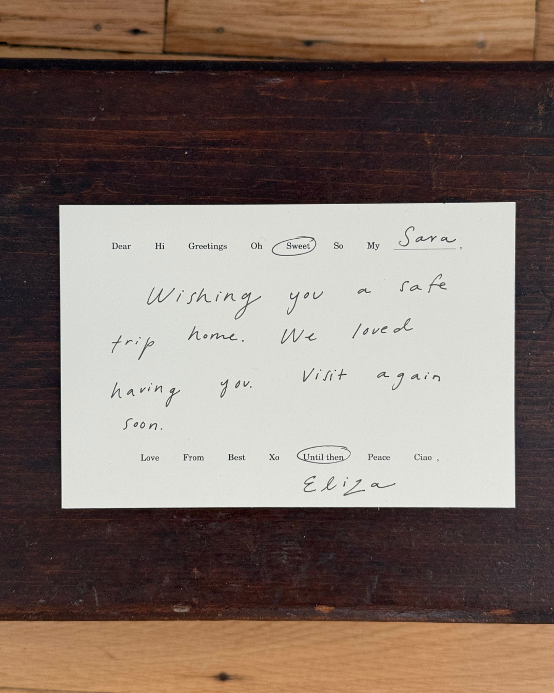 The Everything Card: stationery for every occasion