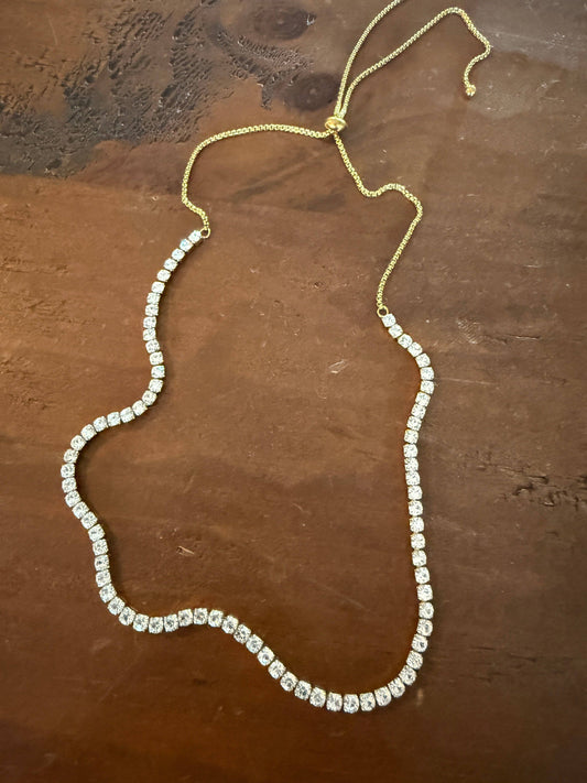 Tennis necklace